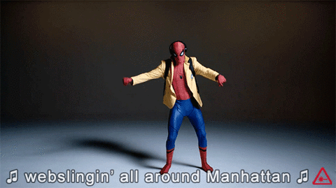 spiderman,spider man,spider man homecoming,dance,dancing,marvel,peter parker,spidey,that spidey life