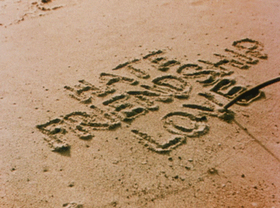 love,film,vintage,beach,romance,hate,friendship,1930s,sand,classic film,talkies,warner brothers,1932,old movie,technicolor,old film,michael curtiz,writing in the sand,written in the sand,doctor x,two strip technicolor