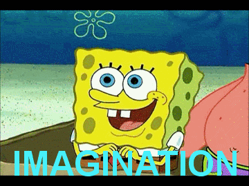 imagination,reactions,spongebob