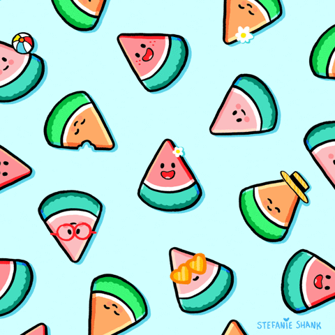 cute,melon,watermelon,summer,kawaii,sweet,hi,pastel,pattern,fruit,pastels