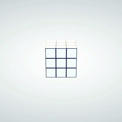 loading icon,cube,rubik,smooth,white