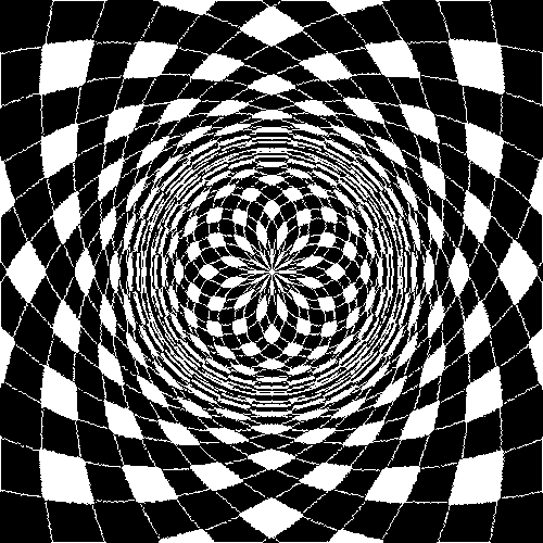 Hypnotic trippy trance GIF.