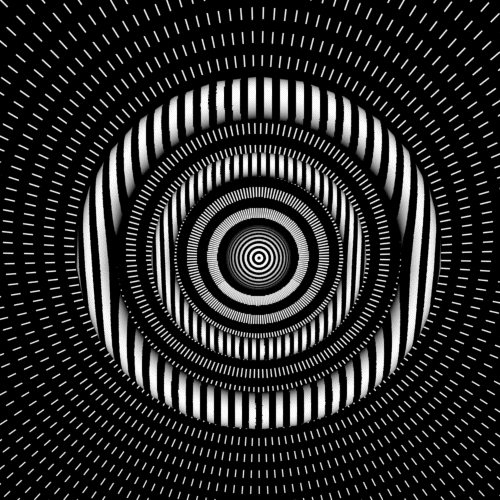 hypnotic,black and white,ray