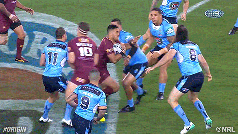 big hit,wack,nrl,aaron woods,hit,woods,tackle,origin,national rugby league,smashed,state of origin,brick wall,soo,suncorp stadium,anz stadium rugby league,woodsy