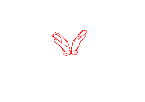 hand drawn,2d,clap,animation,red,abstract,cel,benjy brooke