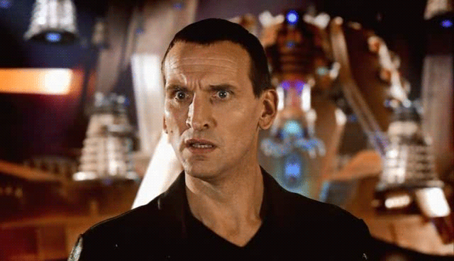 christopher eccleston,doctor who,insane,theyre all insane