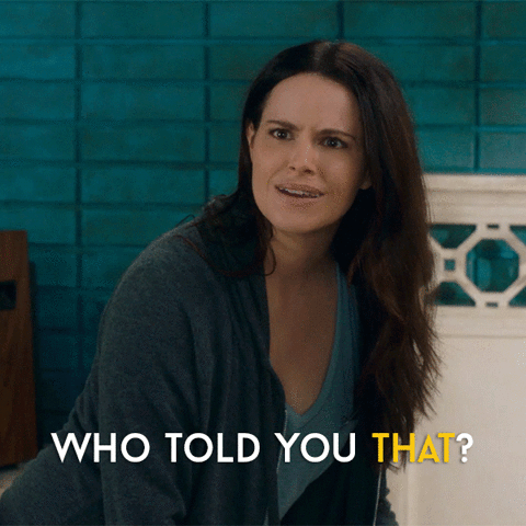 funny,comedy,humour,schitts creek,cbc,canadian,schittscreek,who,stevie,emily hampshire,stevie budd,told you,who told you that