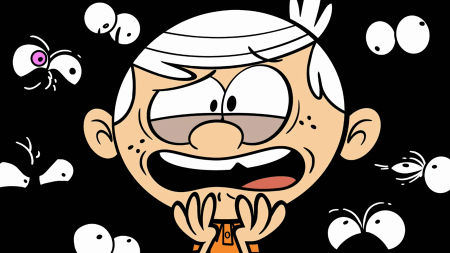 Nervous the loud house jittery GIF.