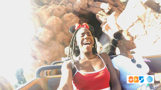 Animated GIF: rollercoaster happy fun.