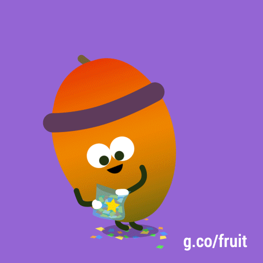 mango,fruit games,confetti,google,party,google doodle