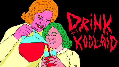 evil,drink the kool aid,animation,trippy,drink,cartuna,whateverbeclever,whatever be clever,polina kuznetsova,kool aid