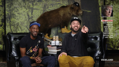 viceland,funny,reactions,laugh,point,vice,desus and mero,mock