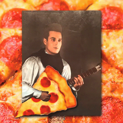 collage,pizza,guitar,emoji,anne horel