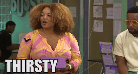 Thirsty thursday reality we tv GIF.