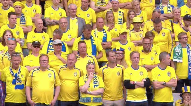 football,soccer,fans,bored,annoyed,euro 2016,boring,sweden,lame,swedish,supporters,ek,ek 2016,saai,no reaction