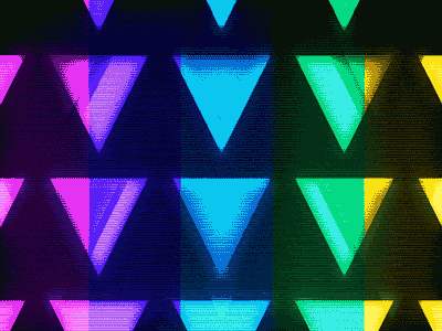 cinema4d,loop,80s,retro,motion,vhs,1980s,neon,c4d,noise,motiongraphics,everyday,scan,triangles,everydays,grain,scanlines,computergraphics,after effects,motion design