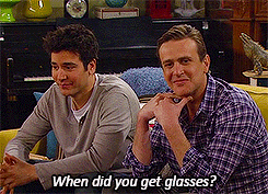 marshall eriksen,ted mosby,tv,glasses,how i met your mother,himym,lily aldrin,819,pretentious