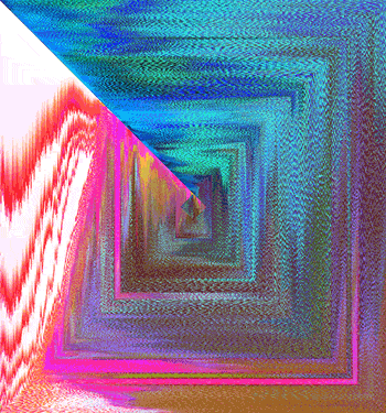 pixelsorting,psychedelic,glitch,trippy,rainbow,spiral,the current sea,sarah zucker,square,thecurrentseala,brian griffith,cyberdelic,los angeles artist