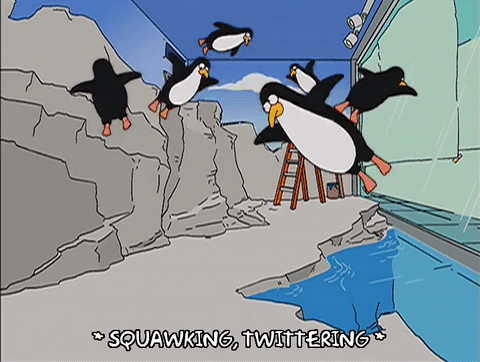 Animated GIF: 14x15 zodiac penguins.