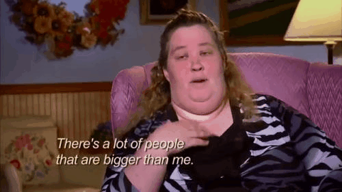 working out,mama june,funny,tv show,eating,fat,healthy,funny gif,honey boo boo,unhealthy,chins,two dumb girls,hl3,super mario kart,alyx vance,bowser