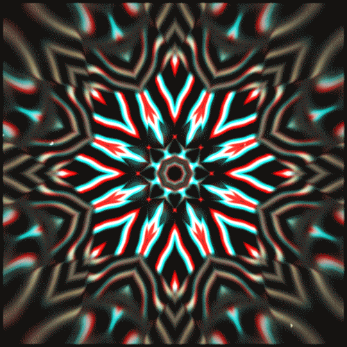 psychedelic,abstract,kaleidoscope,trippy,cyan,weird,black,red,white,flower,perfect loop,seamless,seamless loop,ericaofanderson,artist