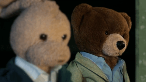Тедди свимс лосе контрол. Медведь Тедди из мультфильма. Тедди гифка.