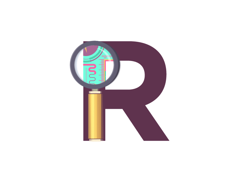 research,magnifying glass,gifathon,animation,2d,magnify,madebydot