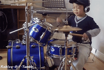 kid,badass,drums,toddler,drumming,rock star