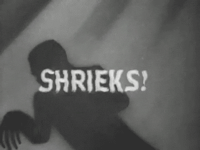 warner brothers,1930s,silhouette,animation,film,horror,vintage,retro,trailer,ghost,nostalgia,hollywood,spooky,thriller,shadow,intertitle,chills,intertitles,thrills,pre code,joan blondell,bush administration