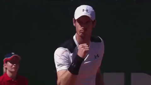 celebration,tennis,fist pump,murray,atp,andy murray,number 1