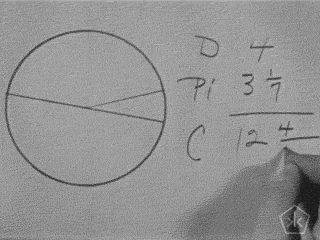 pi,black and white,vintage,open knowledge,circles,okkult,excets,digital curation,pi day,1949,public domain,math puns,radius,diameter,pi day 2014,piday2014