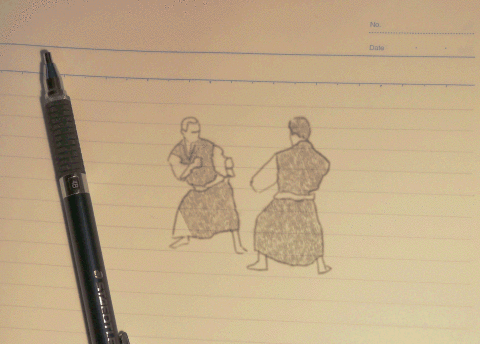 aikido,seesaw,animation,note,pad
