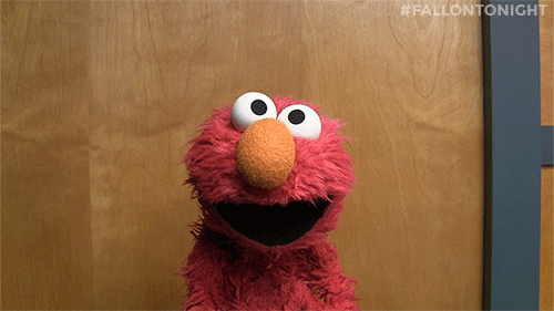 confused,elmo,muppets,sesame street,huh,reaction s,television,celebs,tonight show,fallontonight,wut,web exclusive,lolwut