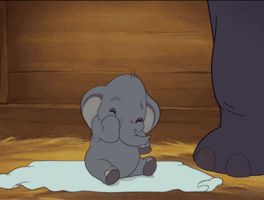tired,dumbo,baby elephant,feels,lovely,sweet,cute,disney,sleepy,falling asleep,cute babies,rubbing eyes,awwww cute