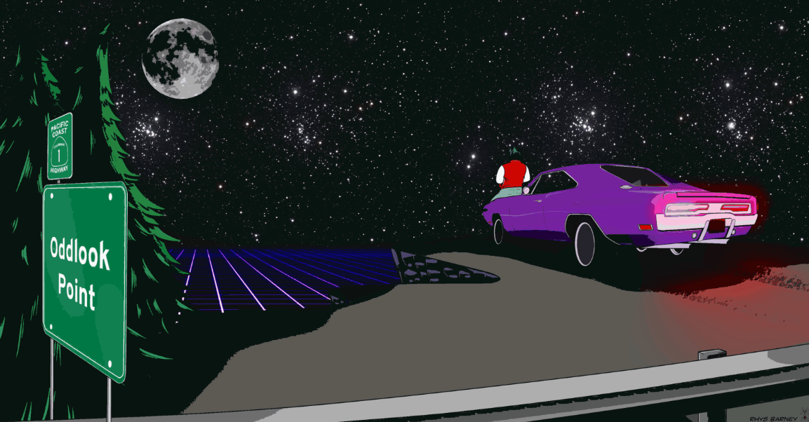 kavinsky,80s music,digital art,electro,80s,synth,car,retro,stars,digital,charger,attorney general,hb2,i have lost my job