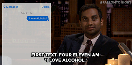 love,comedy,celebs,iphone,dating,aziz ansari,texting,modern love,first textual experience
