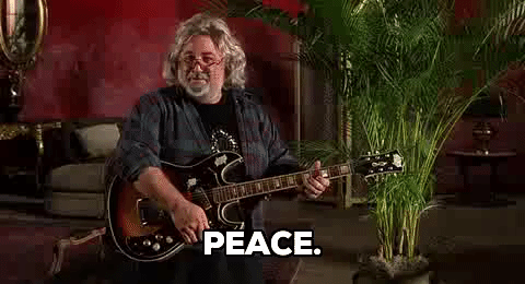 jerry garcia,bye,peace,peace out,half baked