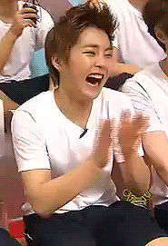 xiumin,happy,kpop,excited,exo,clapping,b