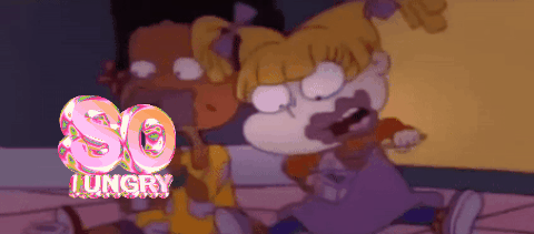 rugrats,angelica pickles,overeat,nickelodeon,eating,hungry,eat,hangry,junk food,susie carmichael