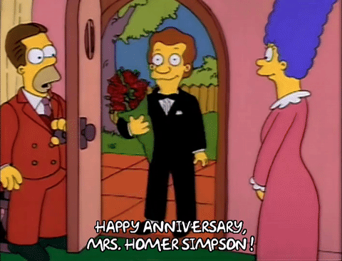happy anniversary,season 2,homer simpson,marge simpson,episode 2,anniversary,2x02,ballet dance