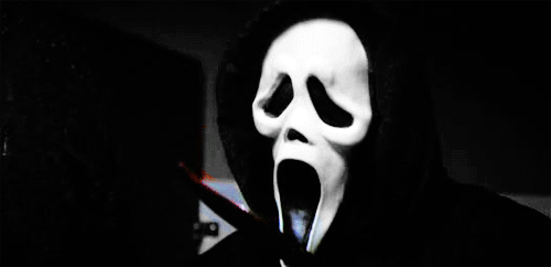 ghost face,knife,movie,scream,wes craven,wes,slasher films