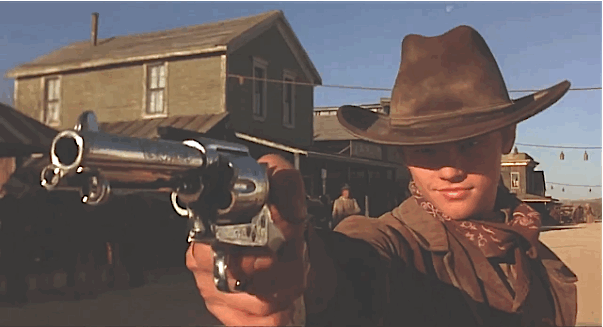 leonardo dicaprio,the quick and the dead,young leonardo dicaprio,leonardo dicaprio young,gun,shooting,cowboy,leo dicaprio,young leo dicaprio,leo dicaprio young,old west