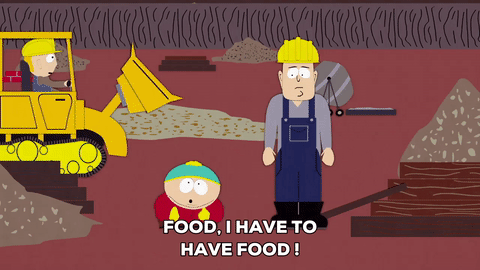 bulldozer,food,eric cartman,hungry