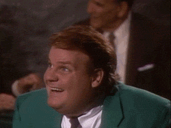 chris farley,disappointed