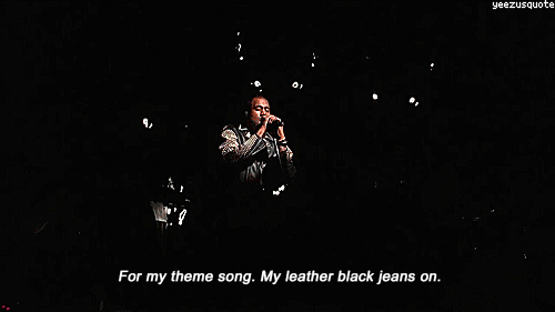 aesthetic,blkkk skkkn head,black and white,rap,hip hop,dope,kanye west,legend,icon,my s,rapper,kanye,poetry,iconic,leather,yeezy,theme,wolves,poem,yeezus,ye,poet,theme song,b and w,poetic,raper,black skinhead