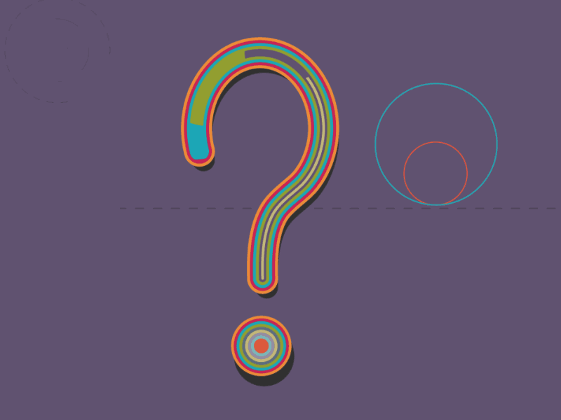 question,punctuation,animation,design,artists on tumblr,2d,colorful,motion graphics,after effects,motion design