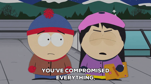 stan marsh,angry,talking,wendy testaburger,compromise