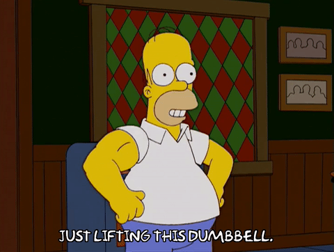 weight lifting,17x05,season 17,homer simpson,episode 5,bar,exercise,muscles