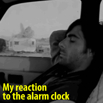 spun,reaction,explosion,alarm clock,being late