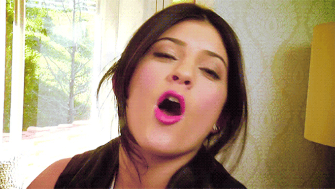 Animated GIF: drill do kylie most.